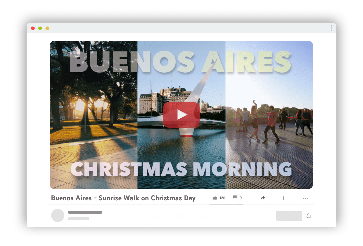 Buenos Aires - Sunrise Walk on Christmas Day | 4K Walking Tour