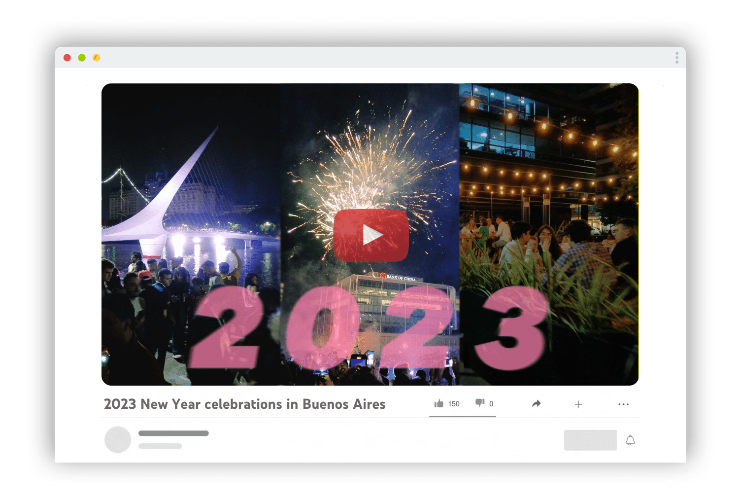 2023 New Year celebrations in Buenos Aires
